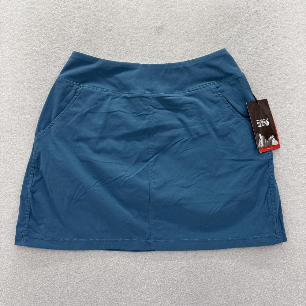 Mountain Hardwear Dynama Skort Womens XS Blue UPF 50 Hiking Travel Stretch NWT
